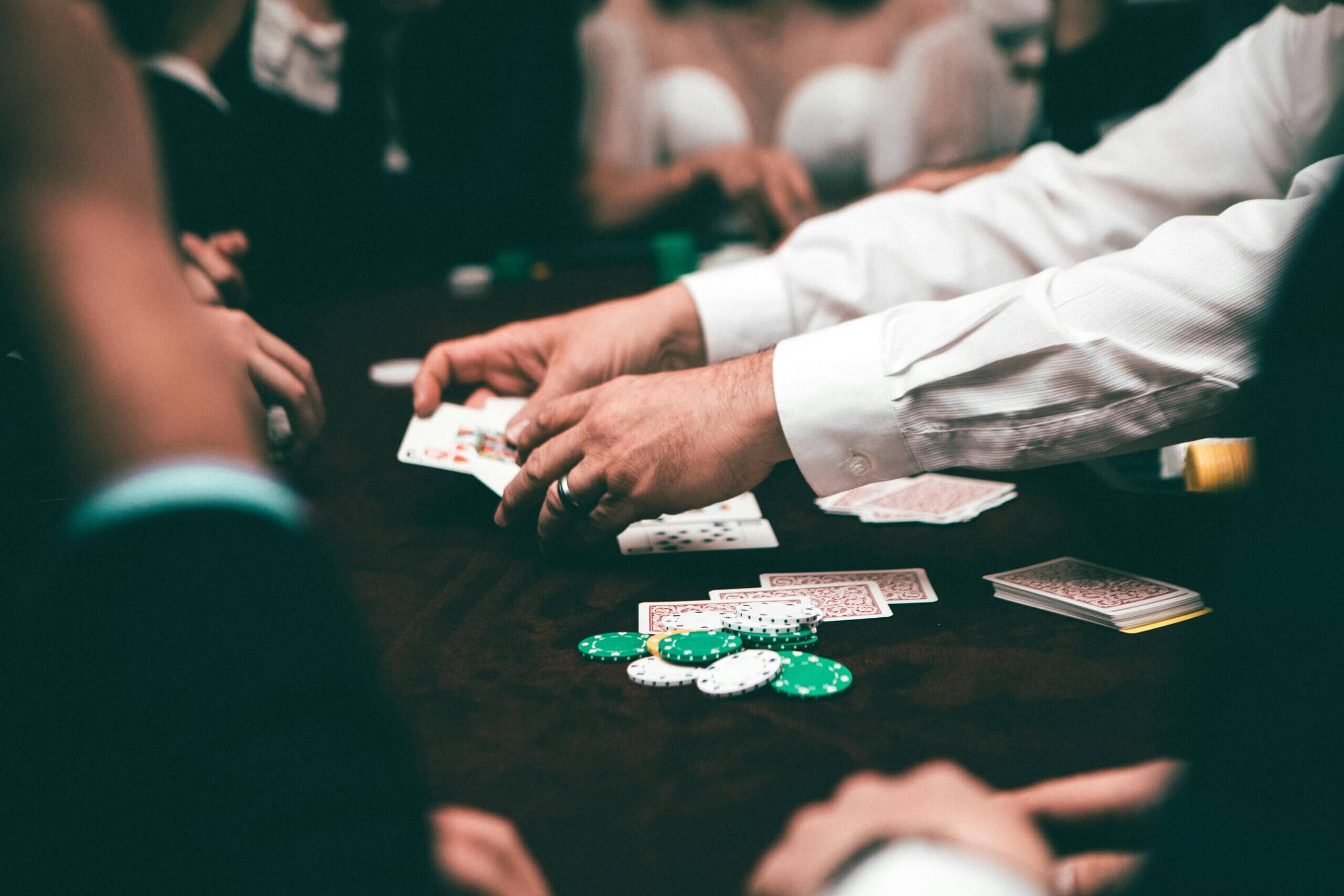 Poker Table Rental At a Casino Night