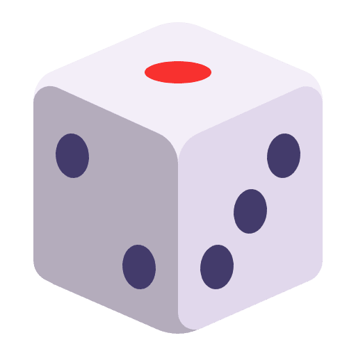 Dice for a craps table rental